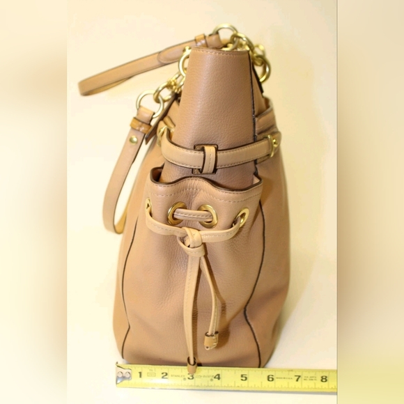 Coach New York Colette Leather Stripe North South Shoulder Tote Bag VINTAGE RARE - Picture 4 of 11